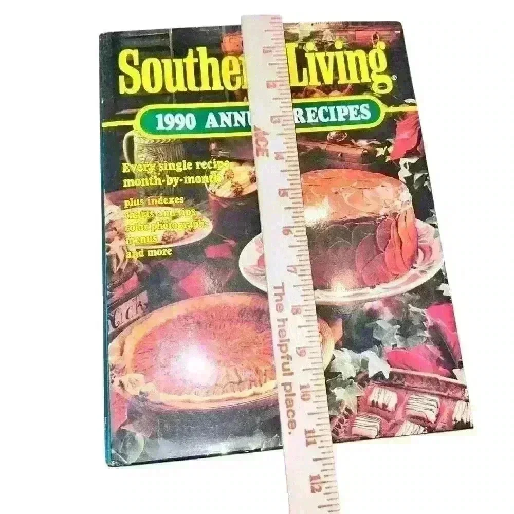 Southern Living 1990‎ Annual Receipe Cook Book Vintage Hard Cover Collectible